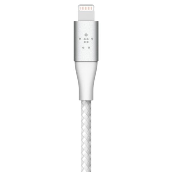 Belkin BoostCharge Pro Braided Lightning auf USB-A Kabel - 2 Meter - Weiß