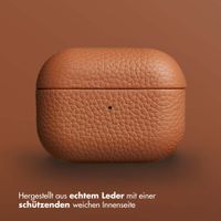 Accezz Echtleder Case  Apple Airpods Pro - Cognac