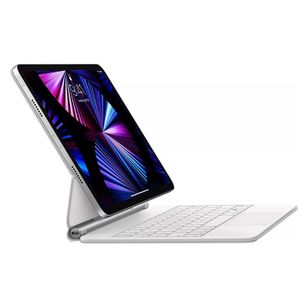 Apple Magic Keyboard Apple iPad Air 11 Zoll (2026) M4 / (2025) M3 / (2024) M2 / Air 5 (2022) / Air 4 (2020) / Pro 11 (2018/2020/2021/2022) - QWERTY / IT - Weiß