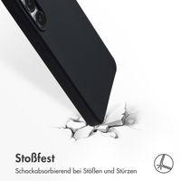 Accezz Liquid Silikoncase mit MagSafe Samsung Galaxy S25 FE - Schwarz