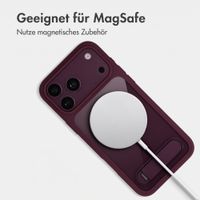 Accezz Hold Backcover mit MagSafe Apple iPhone 18 Pro Max / 17 Pro Max - Dark Cherry