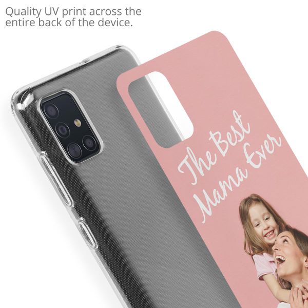 Gestalte deine eigene Clear Case Samsung Galaxy A71 - Transparent