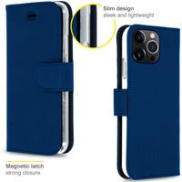 Accezz Wallet TPU Klapphülle Apple iPhone 13 Pro - Dunkelblau