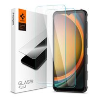 Spigen GLAStR Fit Displayschutzfolie 2er-Pack + Applicator Samsung Galaxy Xcover 7 Pro