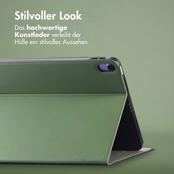 Accezz Classic Klapphülle Apple iPad Mini 7 (2024) / iPad Mini 6 (2021) - Grün