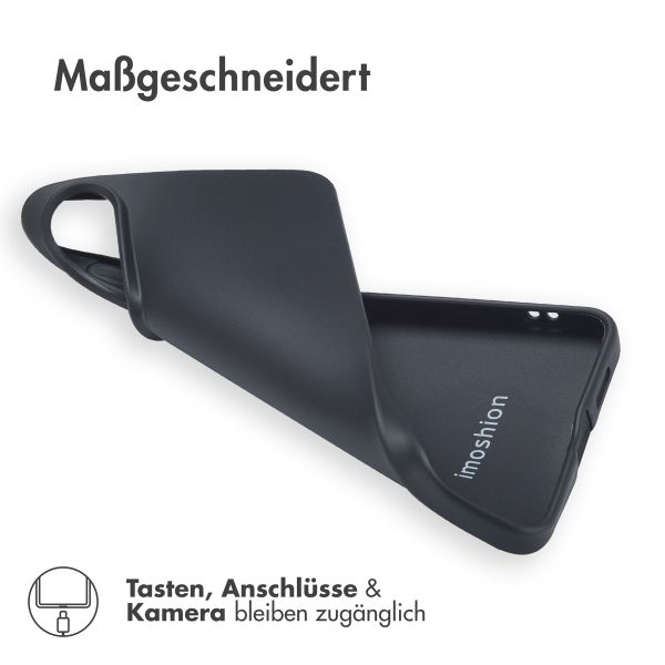 Accezz Color TPU Hülle Samsung Galaxy S25 Edge - Schwarz