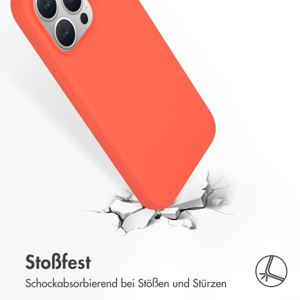 Accezz Liquid Silikoncase Apple iPhone 15 Pro Max - Nectarine