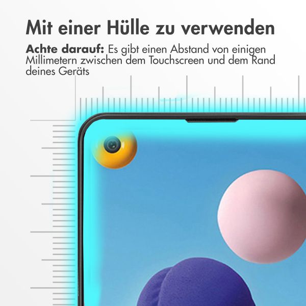 Accezz Screen Protector aus gehärtetem Glas Samsung Galaxy A21s