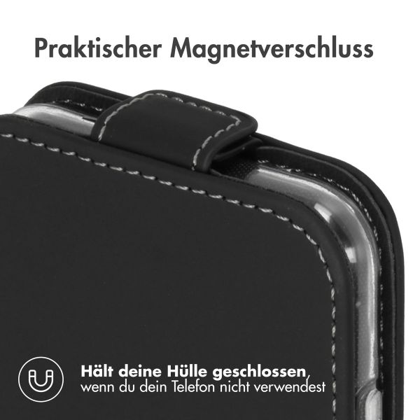 Accezz Flip Case Samsung Galaxy S25 FE - Schwarz