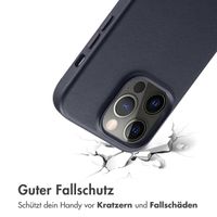 Accezz MagSafe Leather Backcover Apple iPhone 14 Pro - Onyx Black