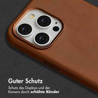Accezz Vintage Leather Magsafe Backcover Apple iPhone 15 Pro Max - Tabacco Cognac