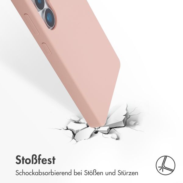 Accezz Liquid Silikoncase Samsung Galaxy S25 Ultra - Rosa