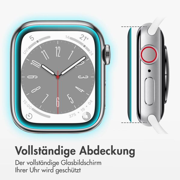 Accezz 2x Displayschutzfolie mit Applikator für die Apple Watch Series 10 / 11 / 12 - 42 mm