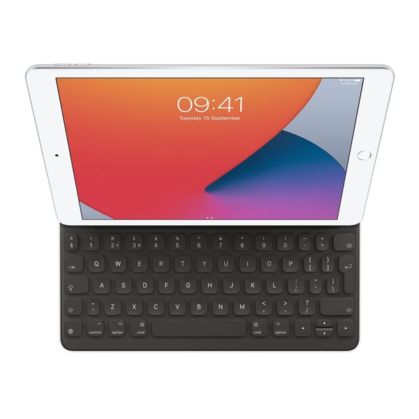 Apple Smart Folio Keyboard Apple iPad 9 (2021) 10.2 Zoll / iPad 8 (2020) 10.2 Zoll / iPad 7 (2019) 10.2 Zoll / Air 3 (2019) / Pro 10.5 (2017) - QWERTY / UK - Schwarz