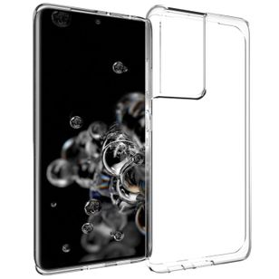 Accezz Clear TPU Backcover Samsung Galaxy S21 Ultra - Transparent