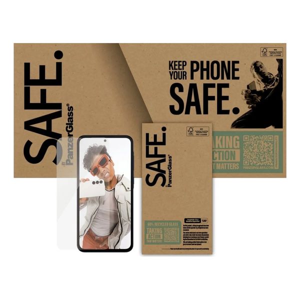 SAFE by PanzerGlass Ultra Wide-Fit Displayschutz in Originalverpackung Samsung Galaxy A36