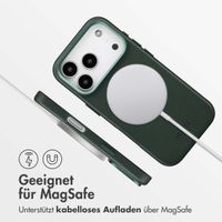 Accezz MagSafe Leather Backcover Apple iPhone 17 Pro - Cedar Green