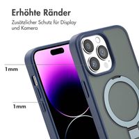 Accezz Ring Stand Backcover mit MagSafe Apple iPhone 14 Pro Max - Blau