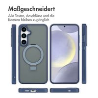 Accezz Ring Stand Backcover mit MagSafe Samsung Galaxy S24 Plus - Blau