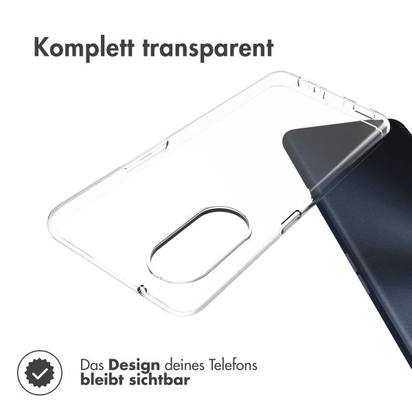Accezz Clear TPU Backcover Oppo Reno 8 T (4G) - Transparent