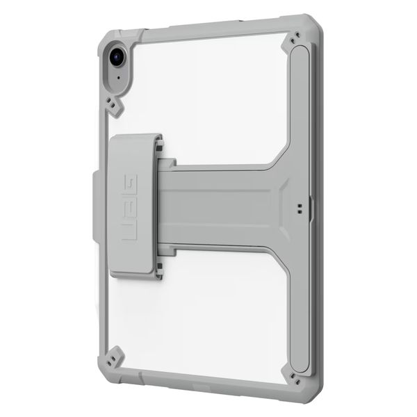 UAG Scout Healthcare backcover mit Ständer und Strap in fabrikverpackung für das Apple iPad 11 (2025) 11 Zoll A16 / iPad 10 (2022) 10.9 Zoll - Weiß / Grau