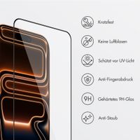 Accezz Gehärtetes Glas Displayschutz mit Applikator - 2-Pack Apple iPhone 17 Pro Max