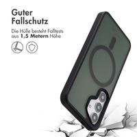 Accezz Rugged Frosted Back Cover mit MagSafe Samsung Galaxy S25 Plus - Schwarz