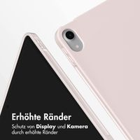Accezz Smarte Klapphülle aus Silikon Apple iPad Air 11 Zoll (2026) M4 / (2025) M3 / (2024) M2 / Air 5 (2022) / Air 4 (2020) - Rosa