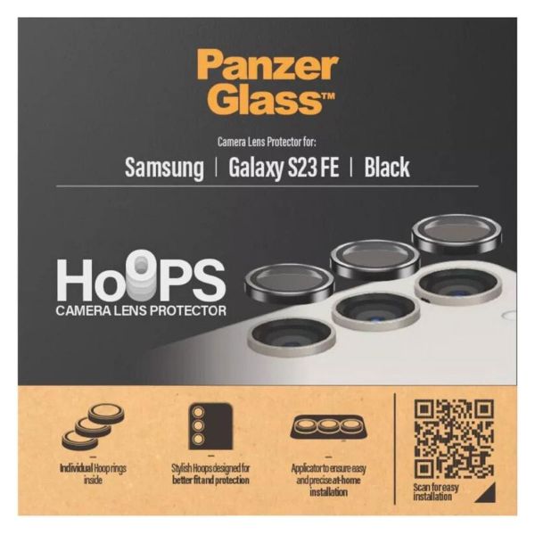 PanzerGlass Hoops Optic Rings Kameraschutz Samsung Galaxy S23 FE - Transparent