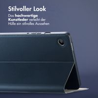 Accezz Classic Klapphülle Samsung Galaxy Tab A11 Plus - Dunkelblau