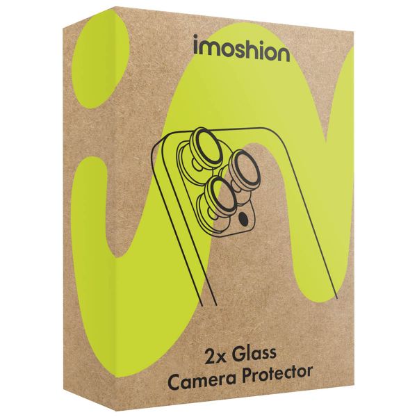 imoshion Kameraschutz Glas 2er-Pack Apple iPhone 15 Pro / 15 Pro Max - Black Titanium
