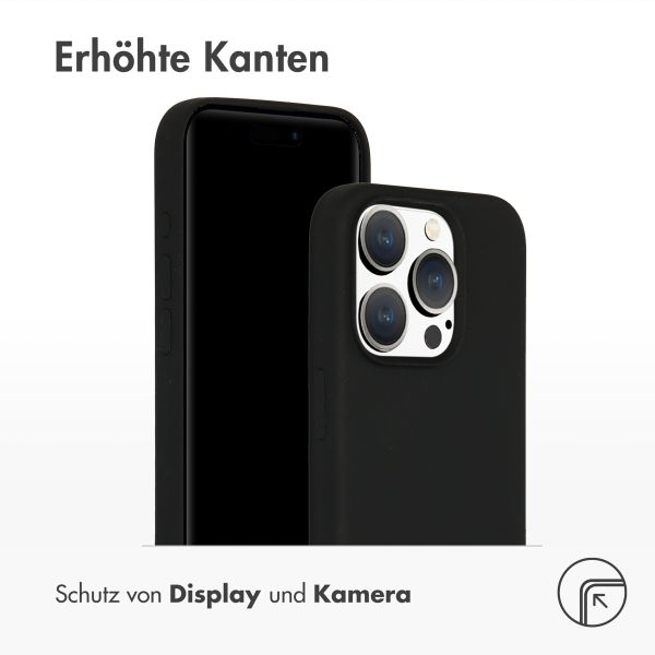 Accezz Liquid Silikoncase Apple iPhone 15 Pro - Schwarz