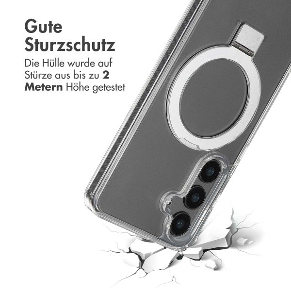 Accezz Ring Stand Backcover mit MagSafe Samsung Galaxy S24 - Transparent