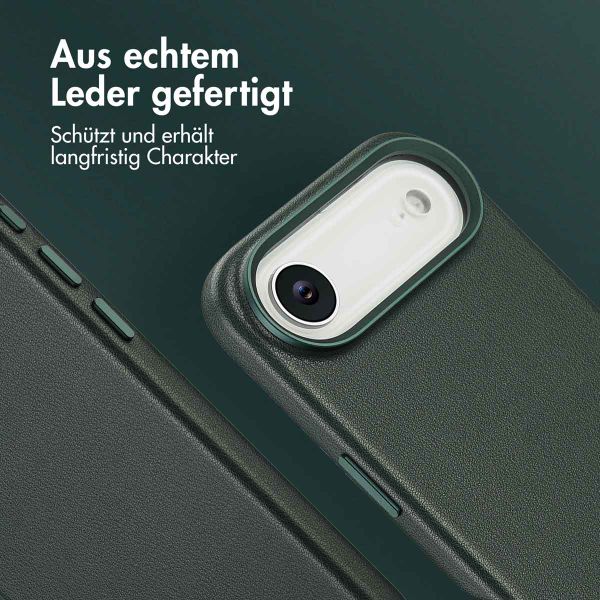 Accezz MagSafe Leather Backcover Apple iPhone Air - Cedar Green
