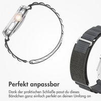 Accezz Nylon Alpine Armband für Apple Watch | 44/45/46/49 mm - Dark Grey