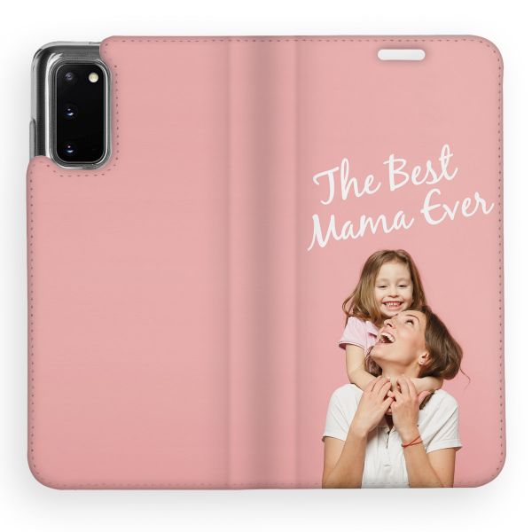 Gestalte deine eigene Compact Gel Klapphülle Samsung Galaxy S20 - Weiß