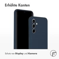 Accezz Liquid Silikoncase Samsung Galaxy A35 - Dunkelblau