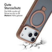 Accezz Ring Stand Backcover mit MagSafe Apple iPhone 17 Pro - Braun