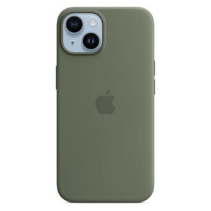 Apple Silikon-Case MagSafe Apple iPhone 14 - Dunkelgrün
