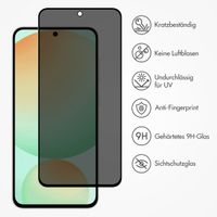 Accezz Privacy Displayschutz aus gehärtetem Glas Samsung Galaxy S24 FE / A36 / A37 / A56