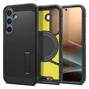 Spigen Tough Armor Backcover MagSafe Samsung Galaxy S25 - Schwarz