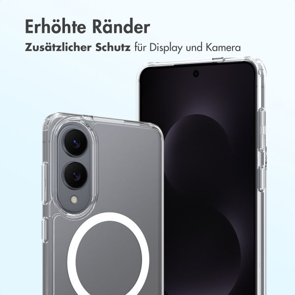 Accezz Xtreme Impact Backcover mit MagSafe Samsung Galaxy S25 Edge - Transparent