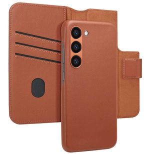 Accezz 2-in-1 Klapphülle aus Leder mit MagSafe Samsung Galaxy S23 - Sienna Brown