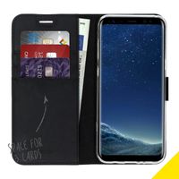 Accezz Wallet TPU Klapphülle Samsung Galaxy S8 Plus - Schwarz
