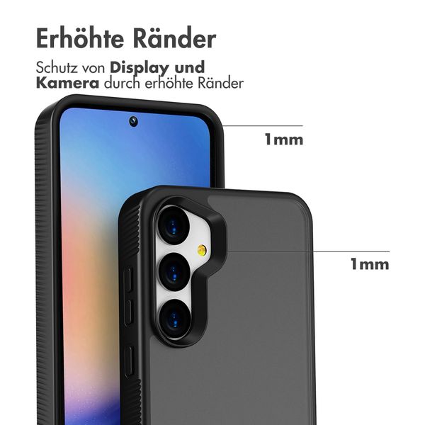 Accezz Rugged Frosted Back Cover Samsung Galaxy A35 - Schwarz