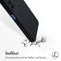 Accezz Liquid Silikoncase Samsung Galaxy A18 / A17 - Schwarz
