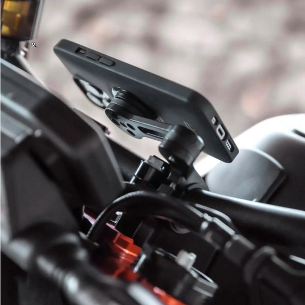SP Connect Moto Mount Pro Fahrrad-/Scooter-/Motorrad-Handyhalterung für SPC+ Hüllen - Schwarz
