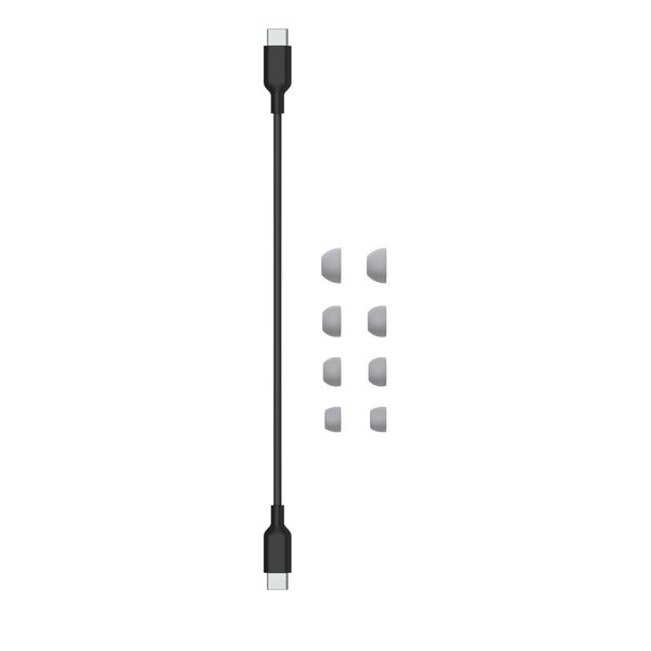 Beats Studio Buds + Earbuds - Kabellose Ohrhörer - Aktive Geräuschunterdrückung - Cosmic Silver