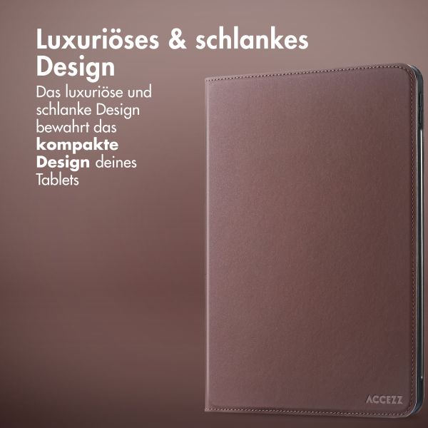 Accezz Classic Klapphülle Apple iPad Air 11 Zoll (2026) M4 / (2025) M3 / (2024) M2 / Air 5 (2022) / Air 4 (2020) - Braun