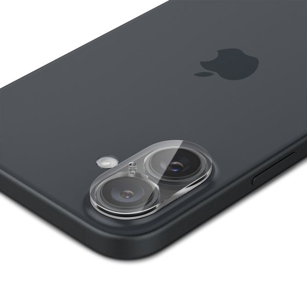 Spigen GLAStR Optik Camera Lens Protector - Kamerainsel-Schutz (2er-Pack) Apple iPhone 16 / 16 Plus - Transparent